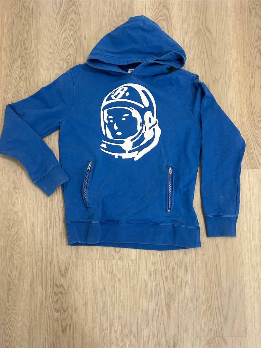 Y2K Billionaire Boys Club Royal Blue/White Hoodie Space Astronaut Logo size L